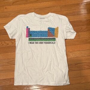 Periodic Table Graphic Tee - White